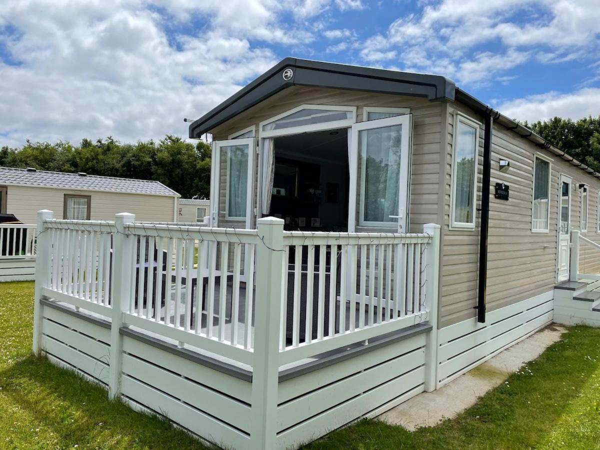 Luxury Caravan Cornwall Sleeps 4 Countryside View St Austell Exterior foto
