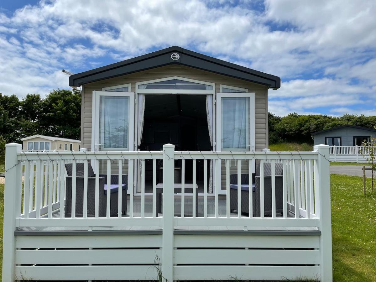 Luxury Caravan Cornwall Sleeps 4 Countryside View St Austell Exterior foto